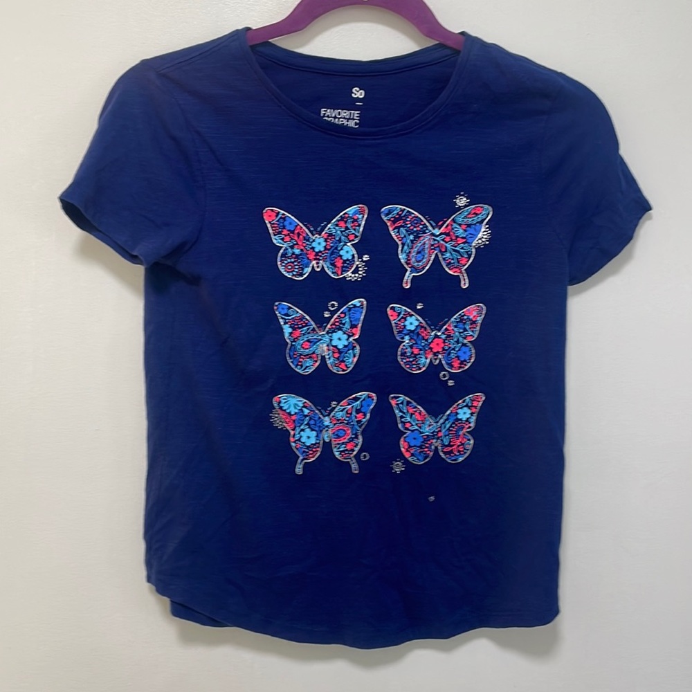 Girls SO short sleeve shirt size L